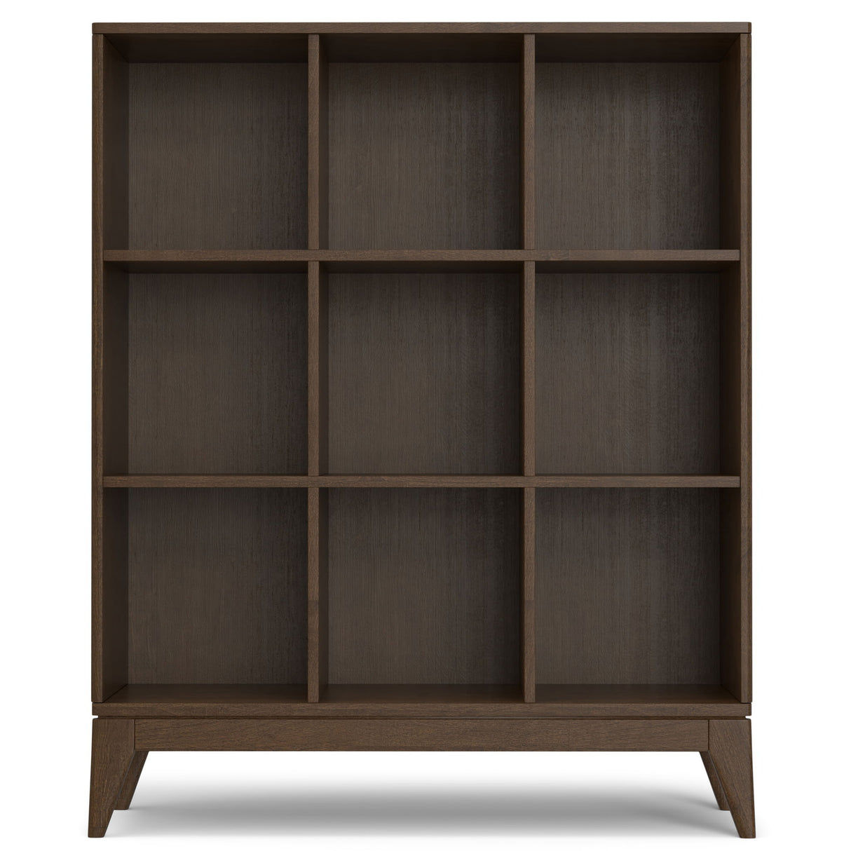 Harper - 9 Cube Storage - Walnut Brown by Simpli-Home | Bel Furniture