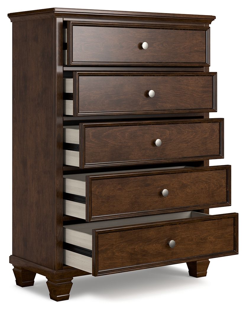 Danabrin - Brown - Five Drawer Chest by Signature Design by Ashley® | Bel Furniture