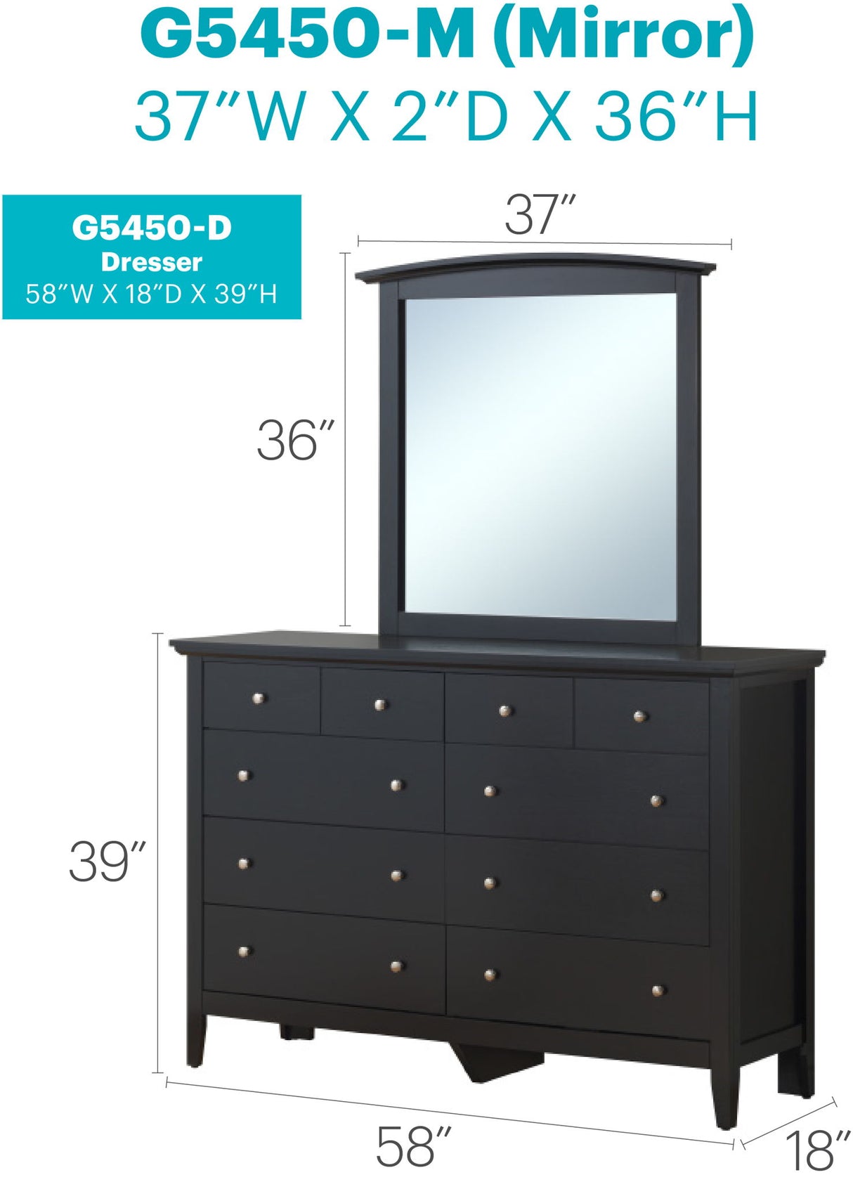 Hammond - Elegant Casual Dresser For Any Room