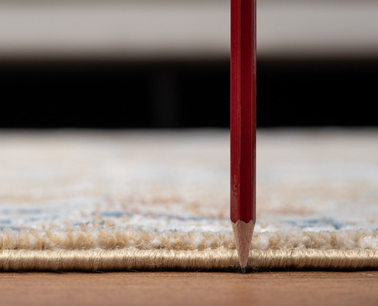 Noble - 5'3" X 7'3" Area Rug - Gold by Icona Home Decor | Bel Furniture