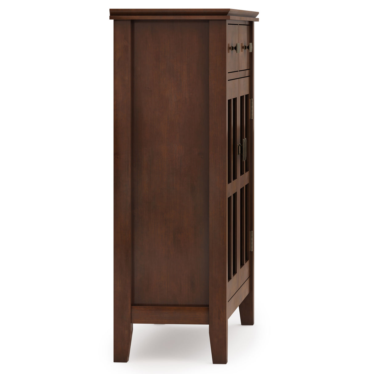 Artisan - Entryway Storage Cabinet - Russet Brown by Simpli-Home | Bel Furniture