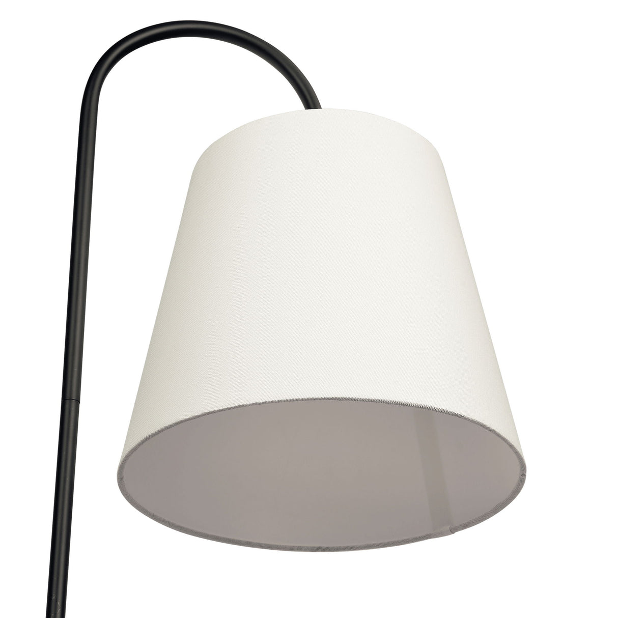 Seoul - Floor Lamp With Rotary Switch Wood Table Base - Black / White by Ashcroft Furniture | Bel Furniture
