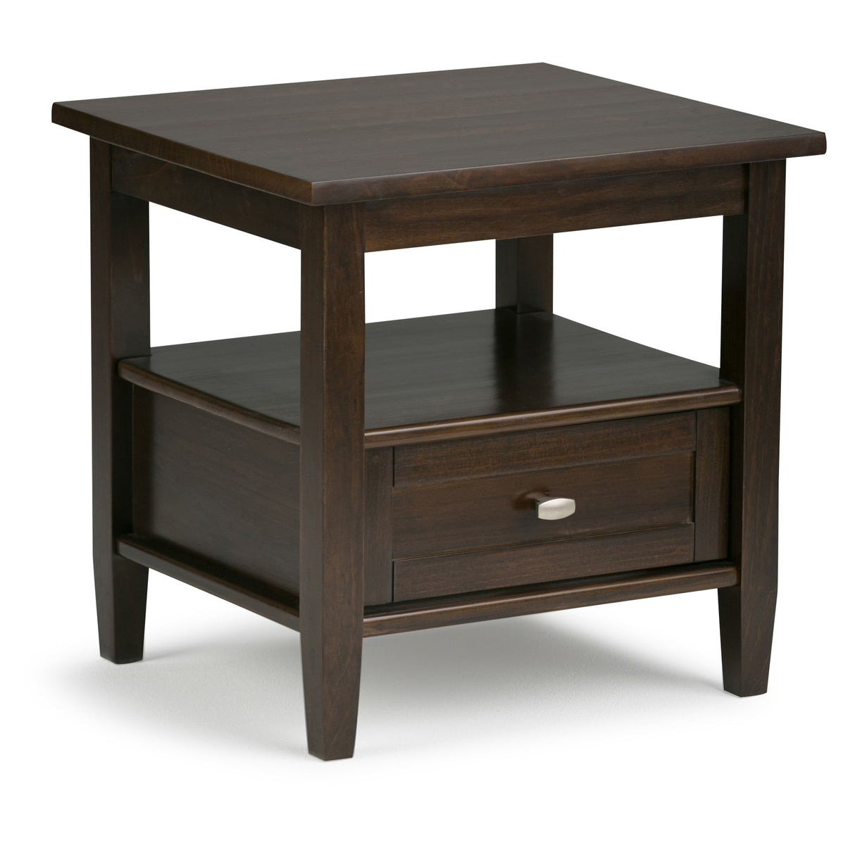 Warm Shaker - End Table - Tobacco Brown by Simpli-Home | Bel Furniture
