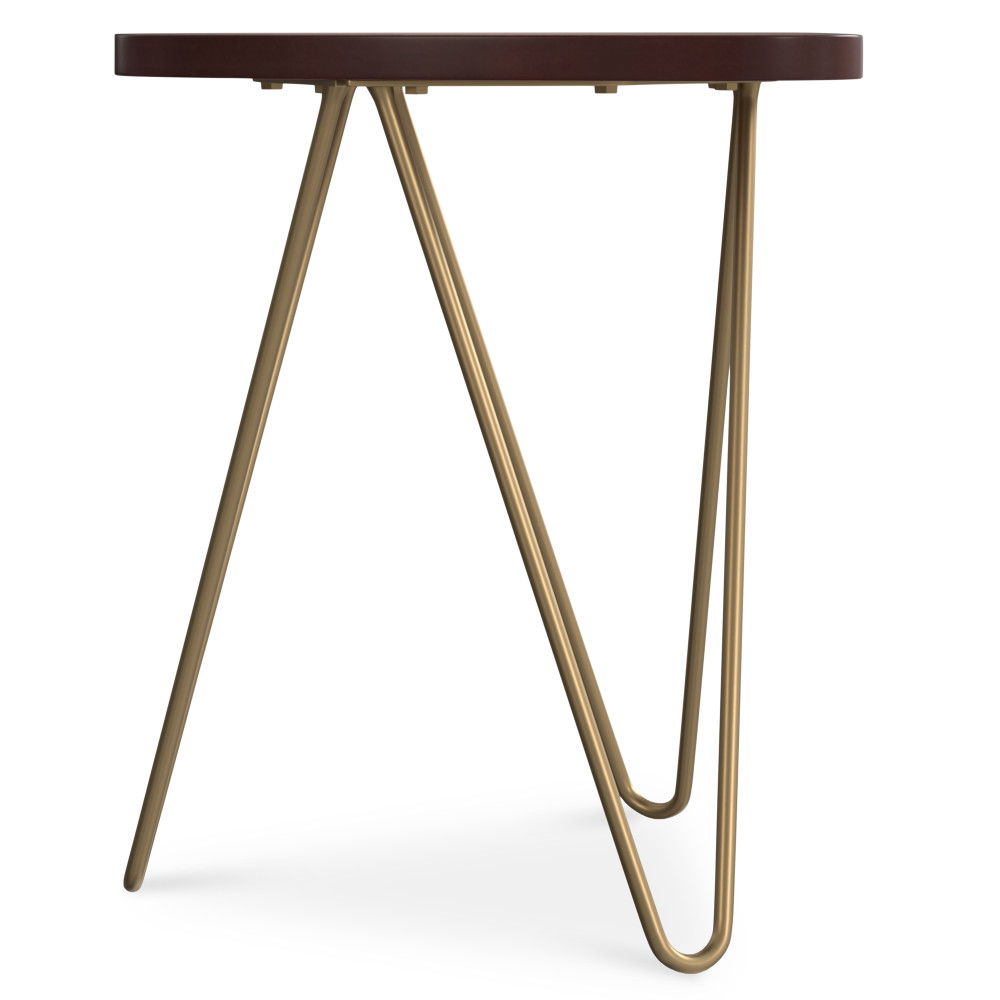 Patrice - Handcrafted Metal And Wood Accent Table by Simpli-Home | Bel Furniture