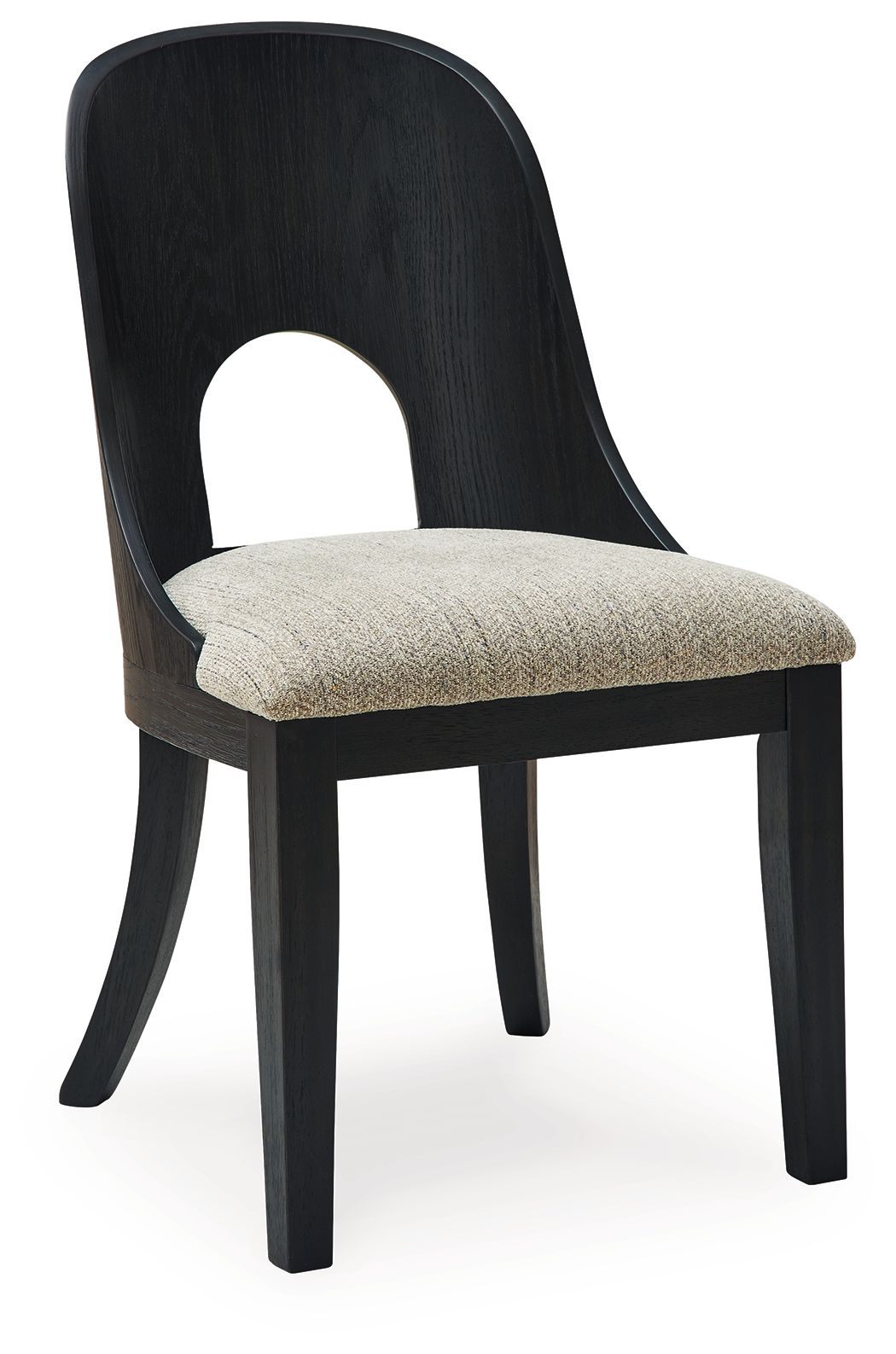Rowanbeck - Gray / Black - Dining Upholstered Side Chair (Set of 2) by Signature Design by Ashley® | Bel Furniture