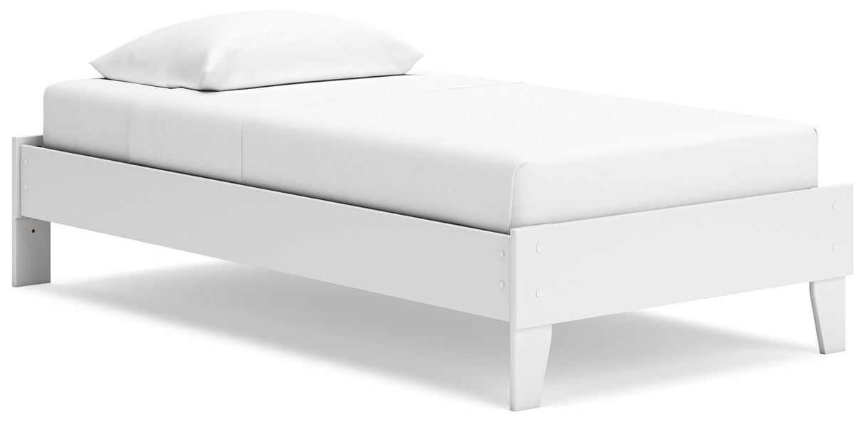 Socalle - Platform Bed White Twin by Signature Design by Ashley® | Bel Furniture