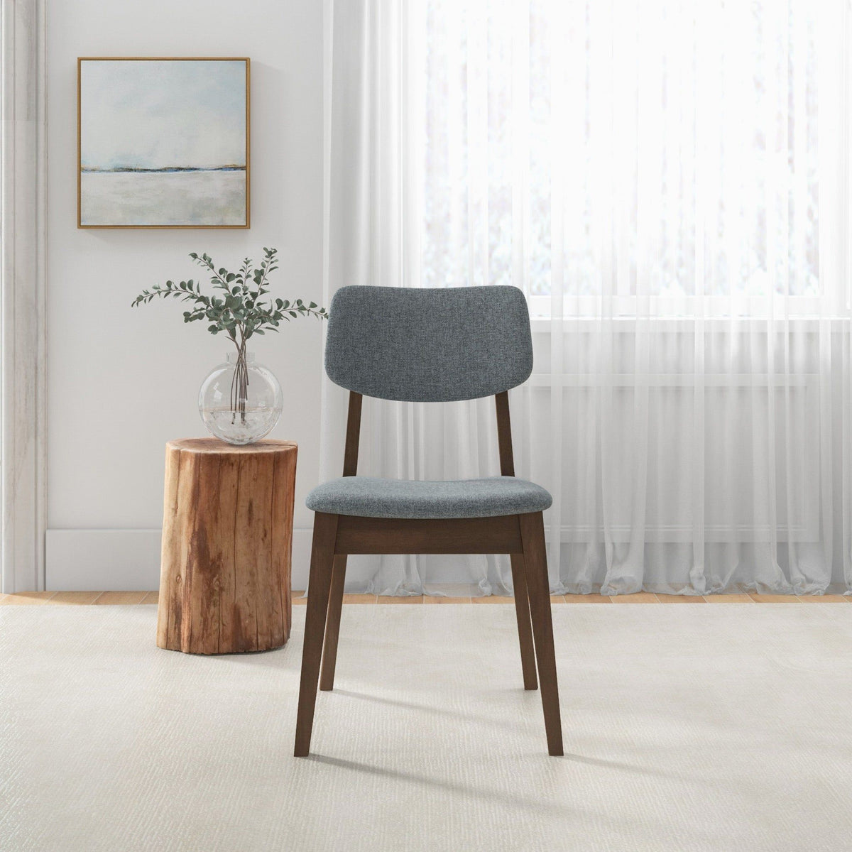 Carlos - Solid Back Side Chair (Set of 2)