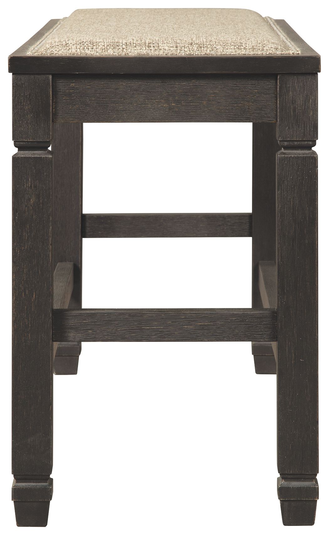 Tyler Creek - Antique Black - DBL Counter UPH Bench by Signature Design by Ashley® | Bel Furniture