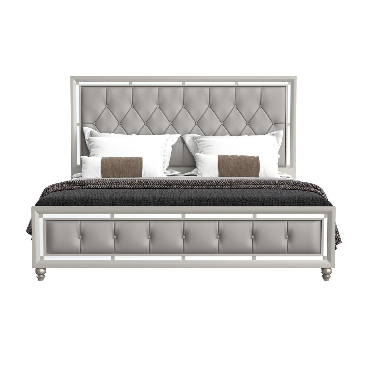 Chloe - Full Bed - Gemstone Silver