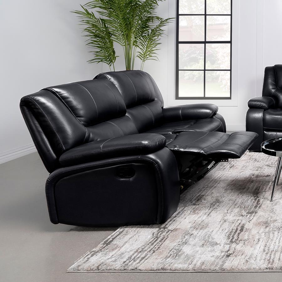 Camila - Upholstered Motion Reclining Loveseat by Coaster Fine Furniture | Bel Furniture