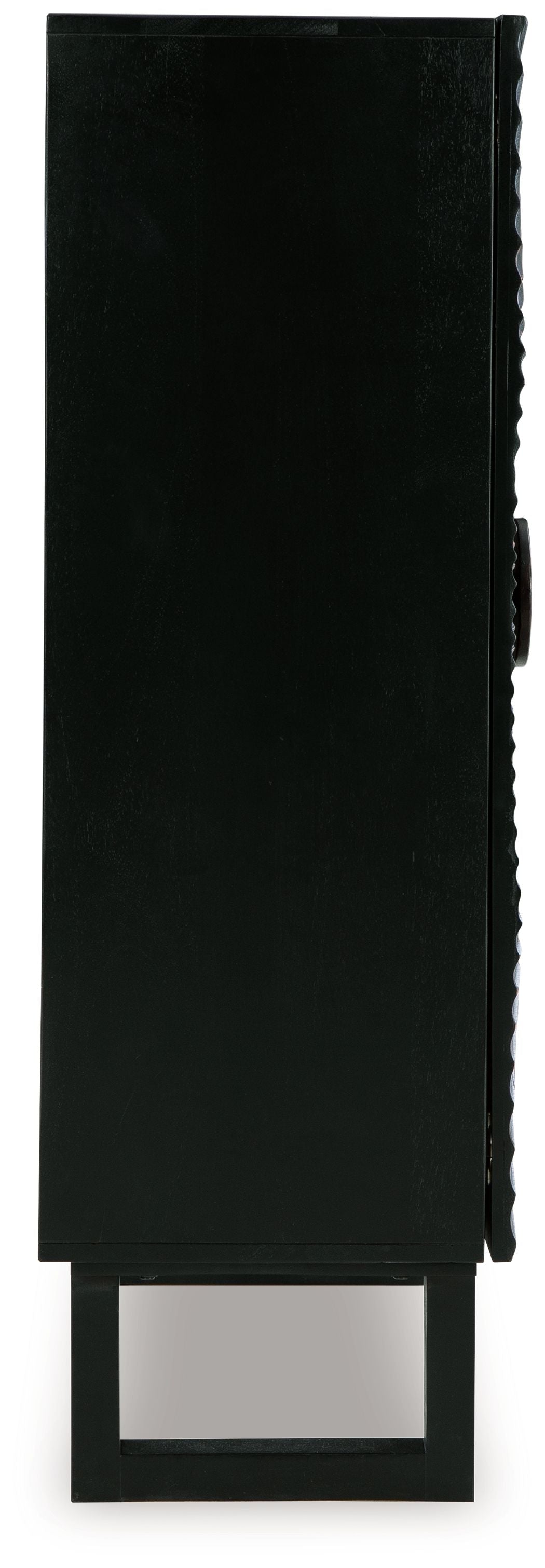 Fosterman - Distressed Black - Accent Cabinet by Signature Design by Ashley® | Bel Furniture