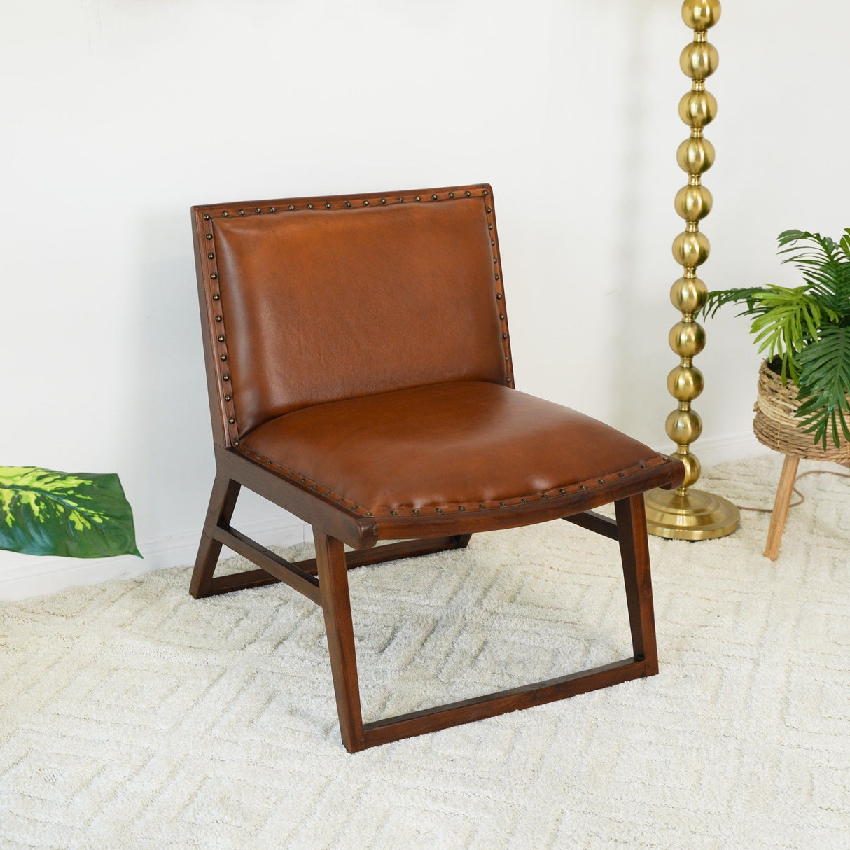 Everett - Lounge Chair - Tan by Ashcroft Furniture | Bel Furniture