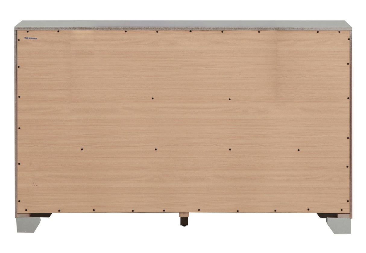 Madison - Dresser - Silver Champagne by Glory Furniture | Bel Furniture