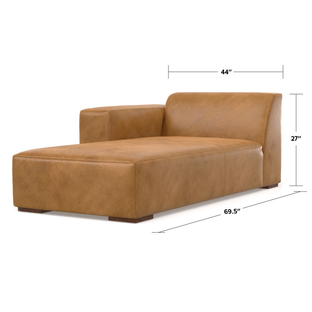 Rex - Left Chaise Sofa Module - Sienna by Simpli-Home | Bel Furniture