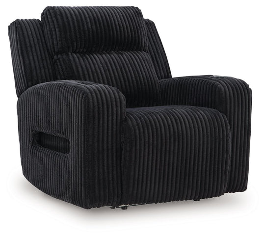 Forest Lake - Recliner With Adj Headrest Black by Signature Design by Ashley® | Bel Furniture