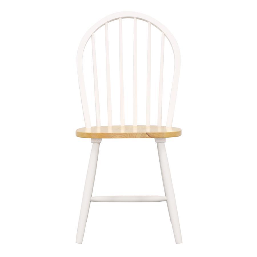 Cinder - Wood Dining Side Chair (Set of 4) - White by CoasterEveryday | Bel Furniture