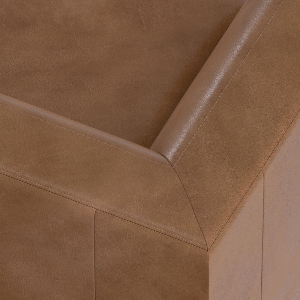 Rex - Corner Sofa Module - Brown by Simpli-Home | Bel Furniture
