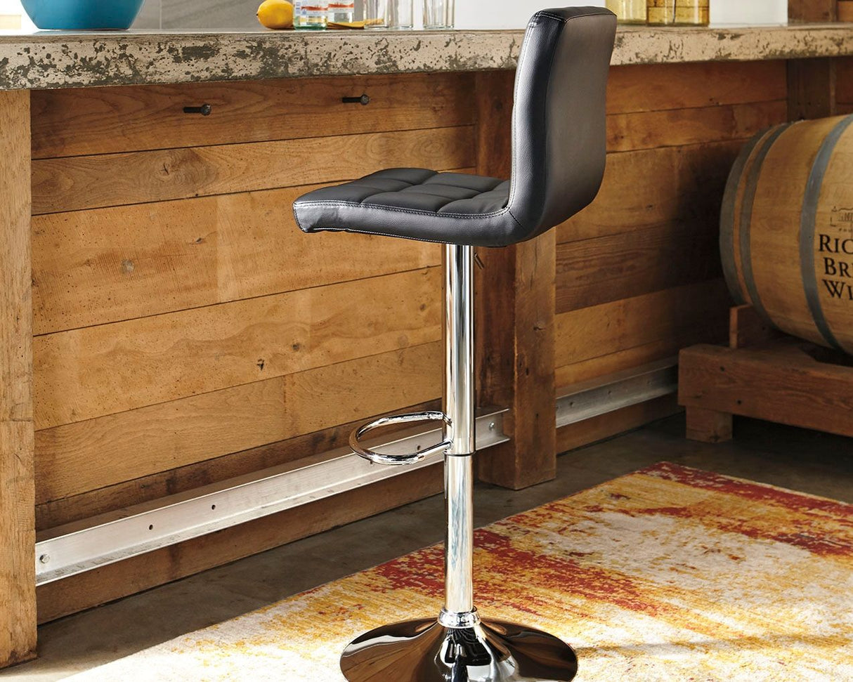 Bellatier - Adjustable Height Barstool (Set of 2) by Signature Design by Ashley® | Bel Furniture