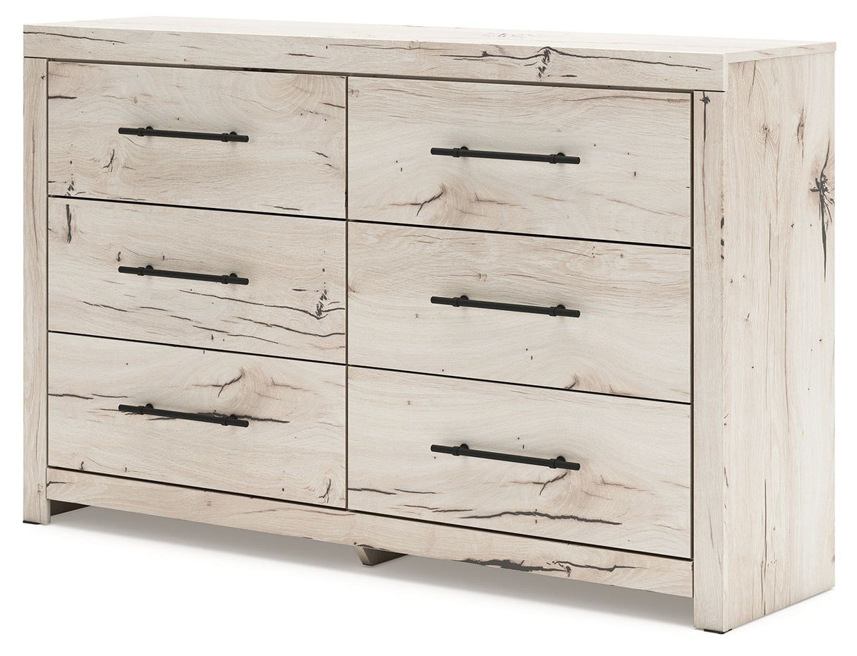 Lawroy - Light Natural - Six Drawer Dresser by Benchcraft® | Bel Furniture