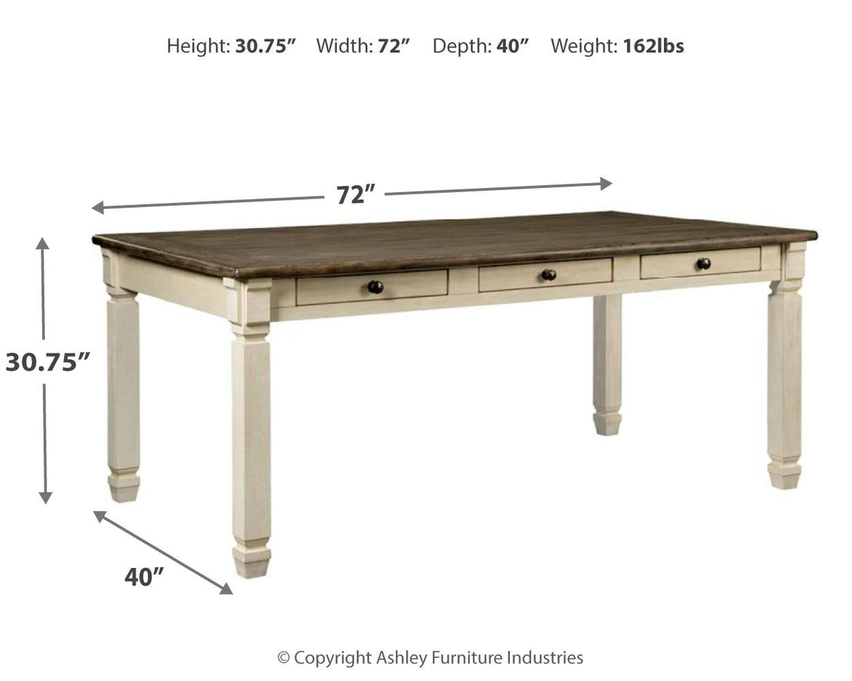 Bolanburg - Beige - Rectangular Dining Room Table by Signature Design by Ashley® | Bel Furniture