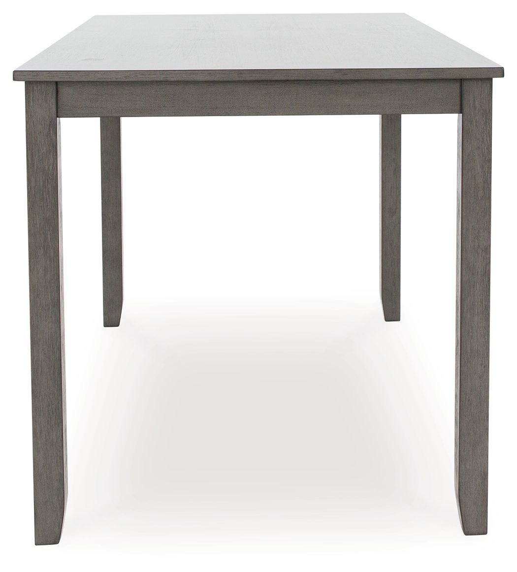 Caitbrook - Gray - Rect Drm Counter Table Set (Set of 7) by Signature Design by Ashley® | Bel Furniture