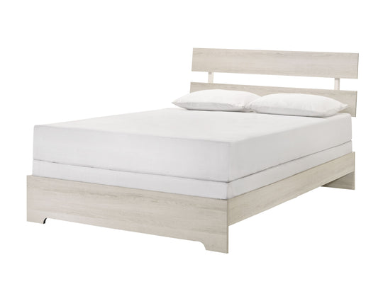 Atticus - Platform Bed In One Box White by Crown Mark | Bel Furniture