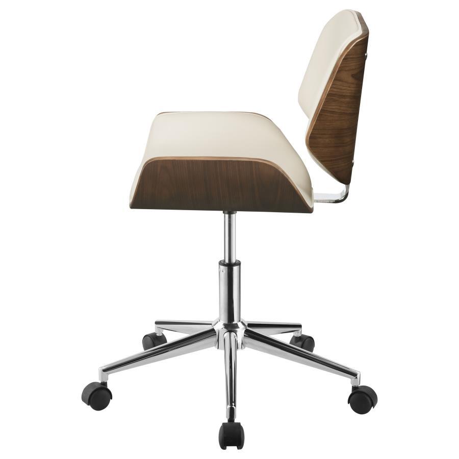 Addington - Upholstered Adjustable Office Desk Chair by CoasterEveryday | Bel Furniture