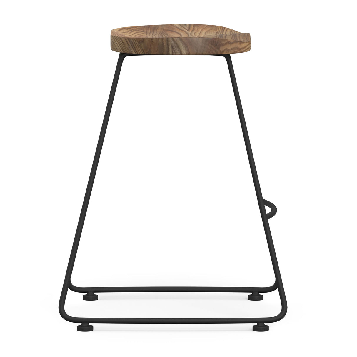 Amberly - Rustic Saddle Bar Stool (Set of 2) by Simpli-Home | Bel Furniture