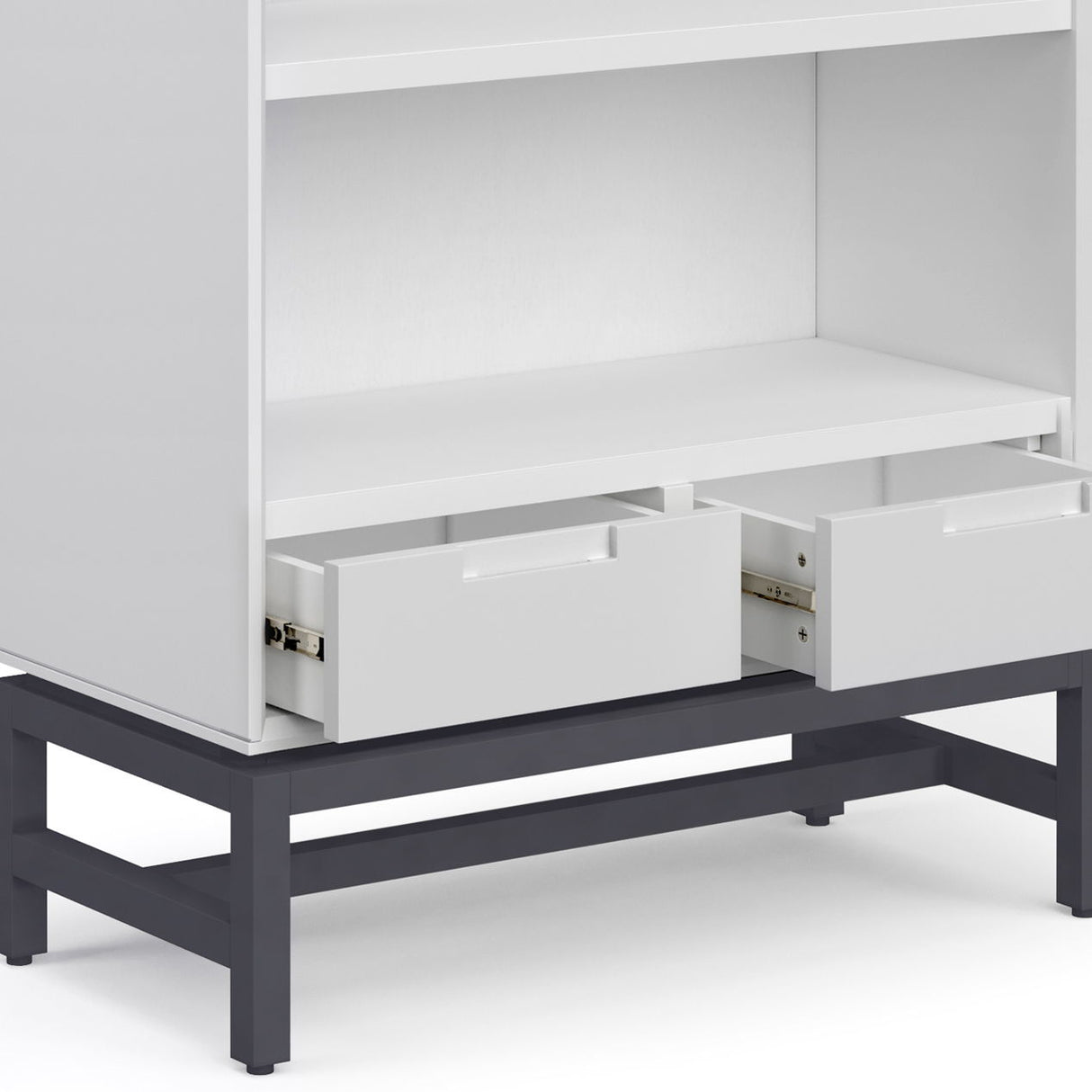 Banting - Mid Century Handcrafted Bookcase by Simpli-Home | Bel Furniture