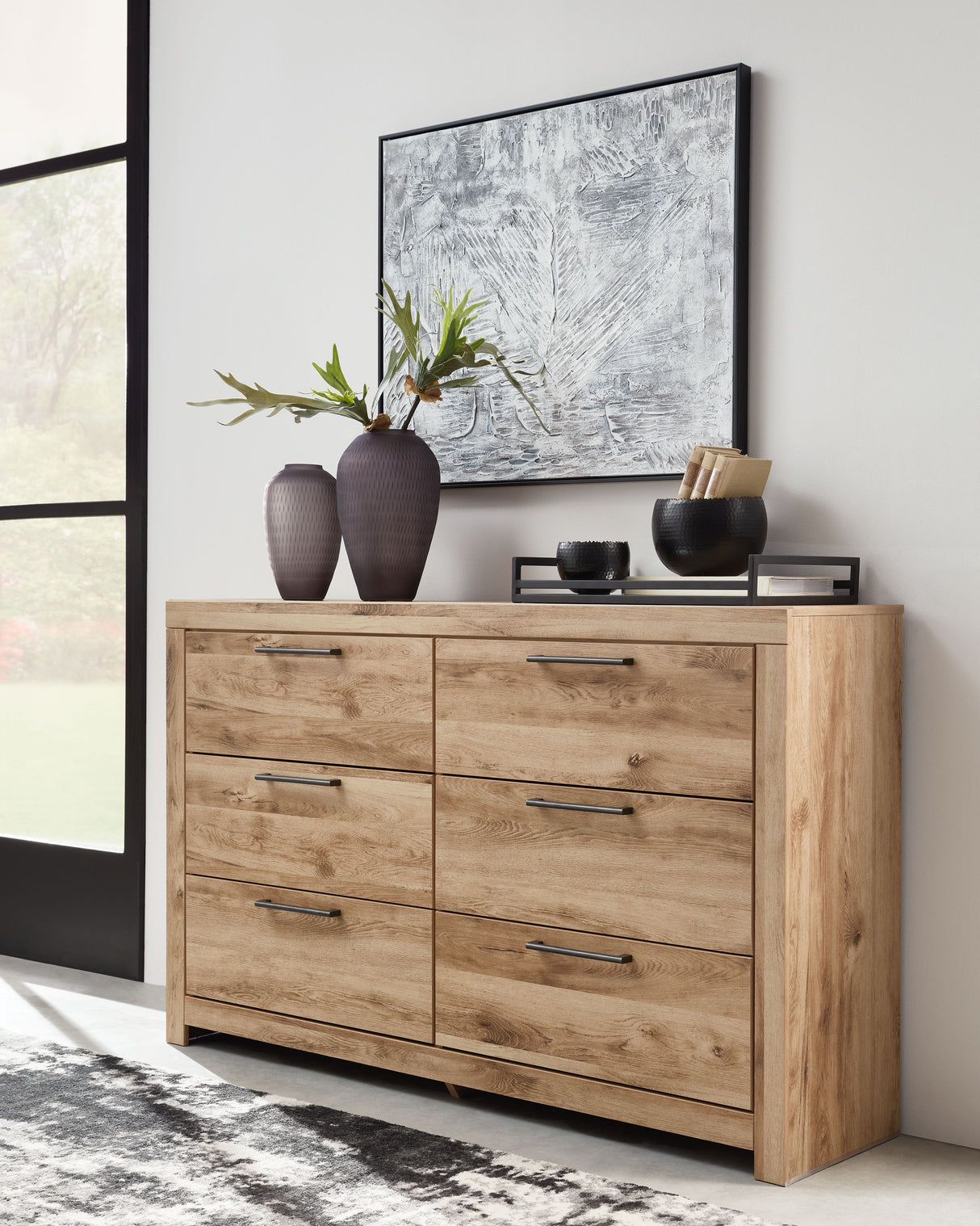 Hyanna - Tan Brown - Six Drawer Dresser by Signature Design by Ashley® | Bel Furniture