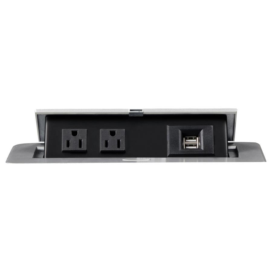 Conrad - Upholstered Padded Arm Motion Sofa - Gray by CoasterEveryday | Bel Furniture