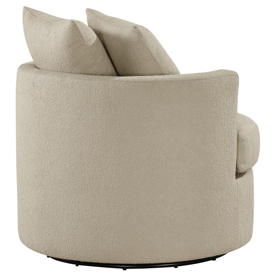 Debbie - Upholstered Swivel Accent Chair by CoasterEveryday | Bel Furniture