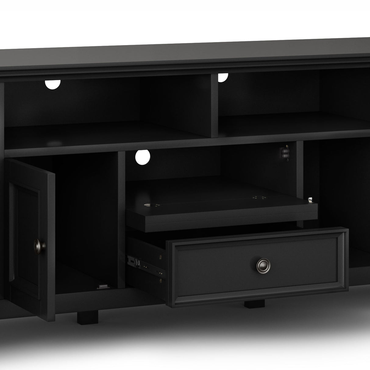 Amherst - Wide TV Media Stand by Simpli-Home | Bel Furniture