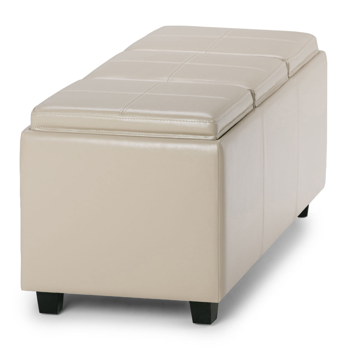 Avalon - Upholstered Storage Ottoman by Simpli-Home | Bel Furniture