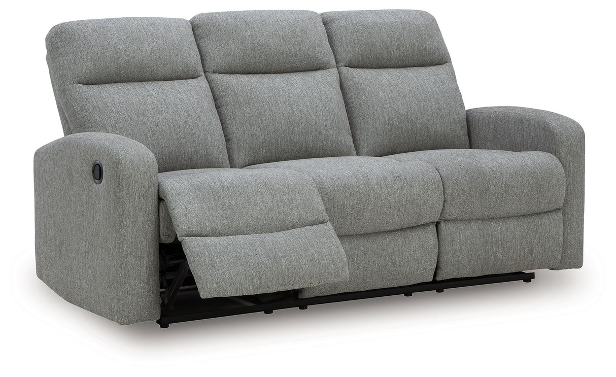Gauntlet - Sterling - Reclining Sofa by Signature Design by Ashley® | Bel Furniture