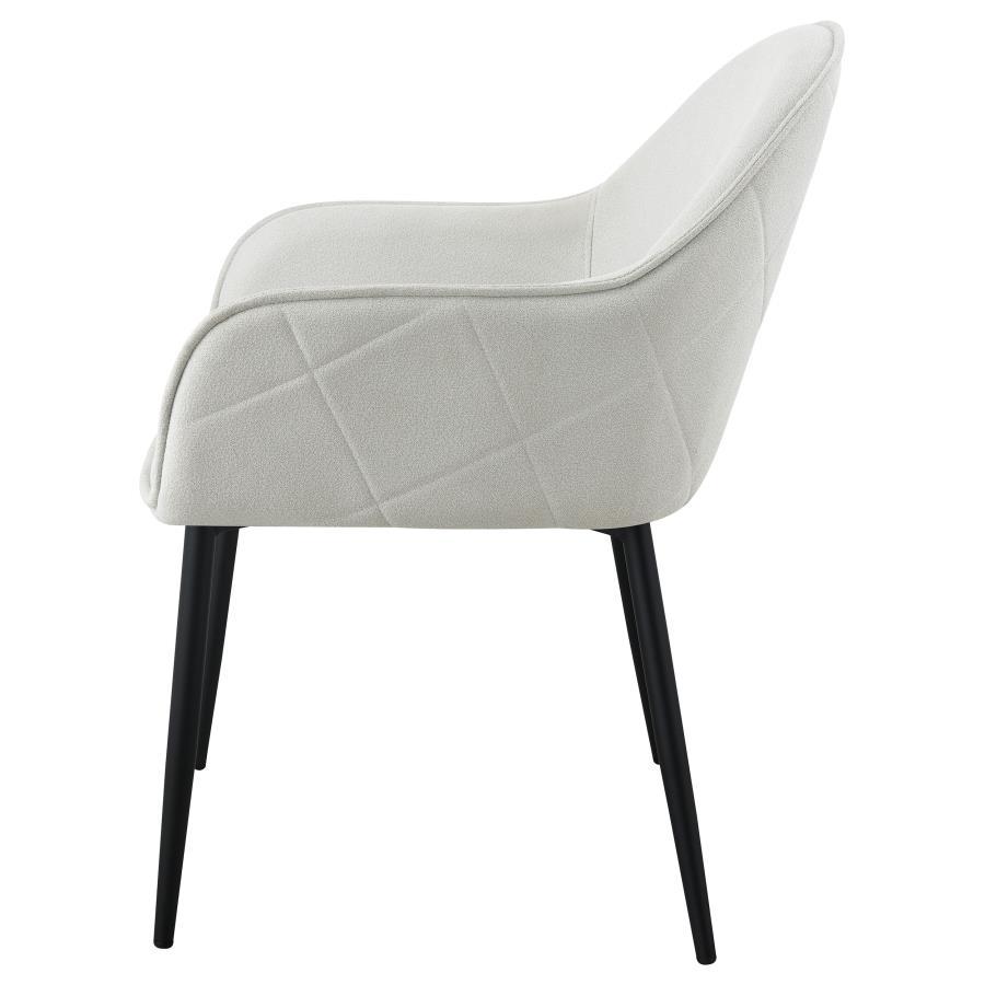 Emma - Fabric Upholstered Dining Arm Chair (Set of 2) by Coaster Fine Furniture | Bel Furniture