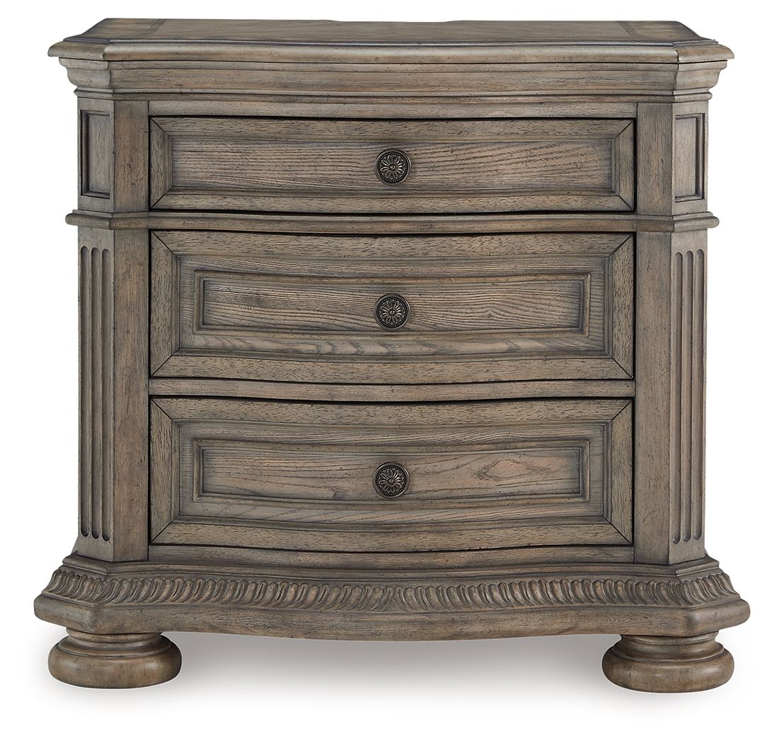 Ardenfield - Light Brown - Three Drawer Night Stand by Signature Design by Ashley® | Bel Furniture