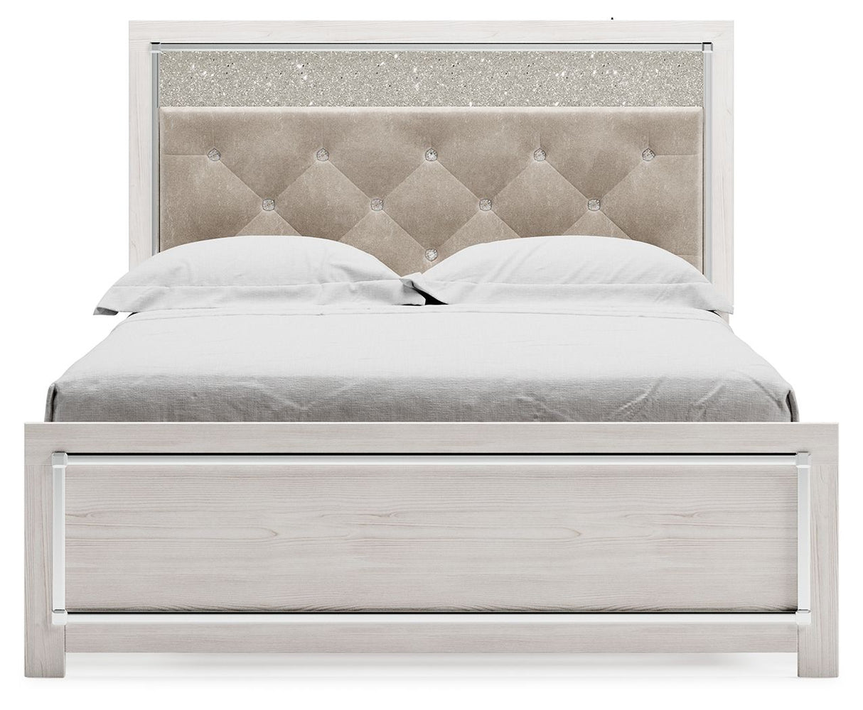 Altyra - White - Queen Panel Bed With Roll Slats by Signature Design by Ashley® | Bel Furniture
