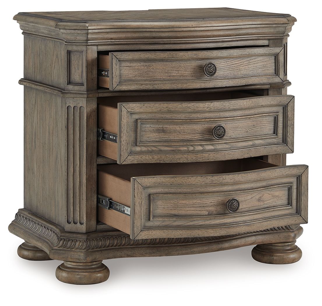 Ardenfield - Light Brown - Three Drawer Night Stand by Signature Design by Ashley® | Bel Furniture