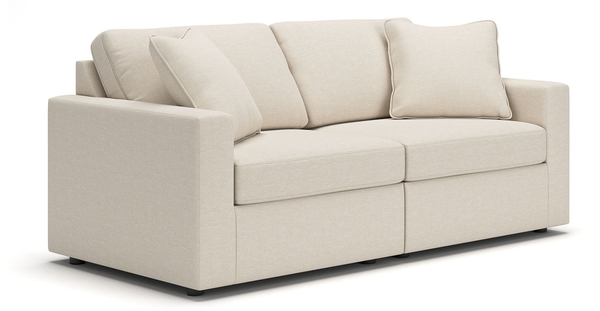 Modmax - Oyster - Sectional White 2 Pc. Sectional Loveseat by Signature Design by Ashley® | Bel Furniture