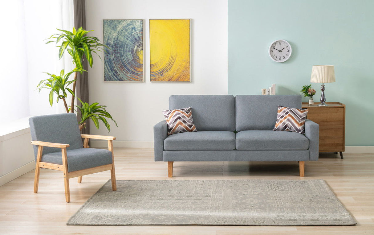 Bahamas - Sofa Set With 2 Throw Pillows by Lilola Home | Bel Furniture