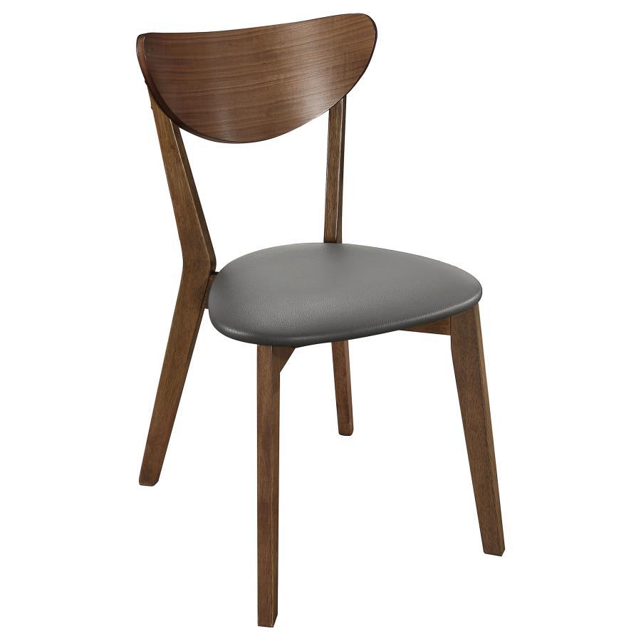 Karri - 2 Piece Home Office Computer Desk And Chair Set - Walnut by CoasterEssence | Bel Furniture