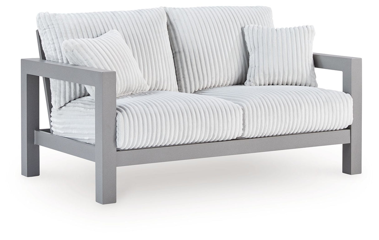 Hurley Park - Gray - Loveseat With Cushion by Signature Design by Ashley® | Bel Furniture