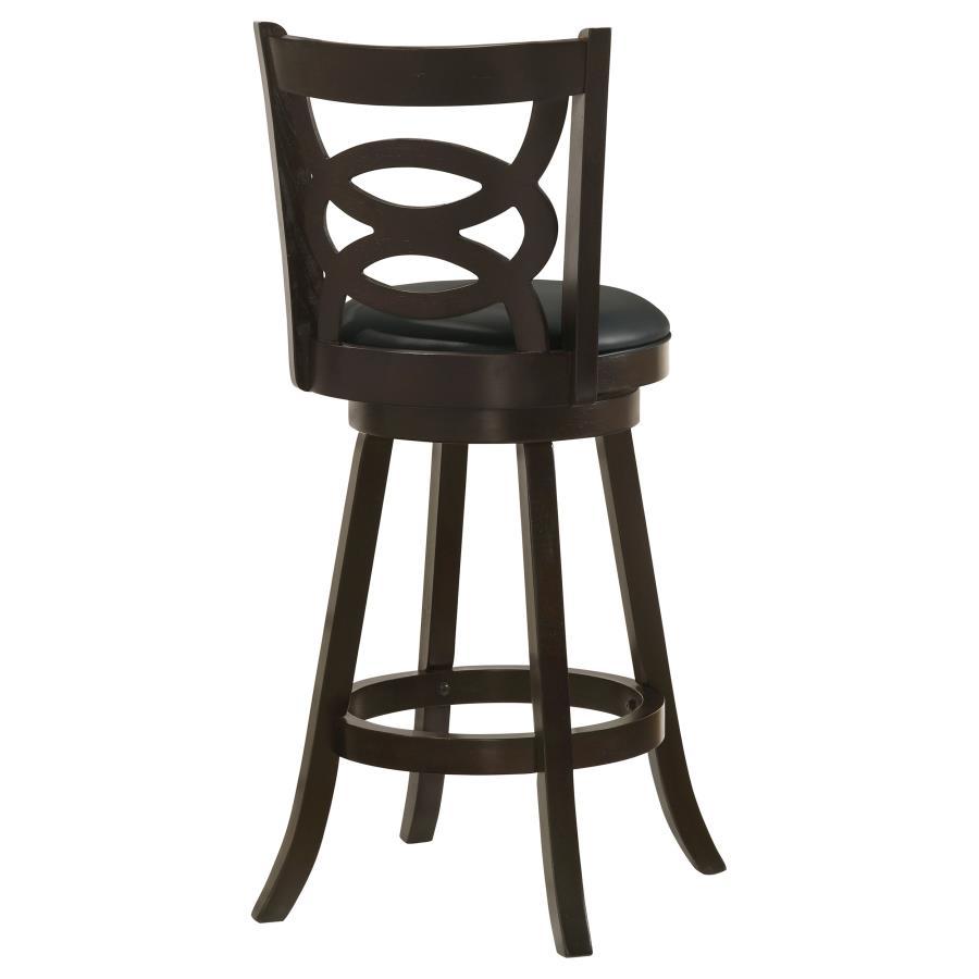 Calecita - Wood Swivel Counter Stool (Set of 2) by CoasterEssence | Bel Furniture