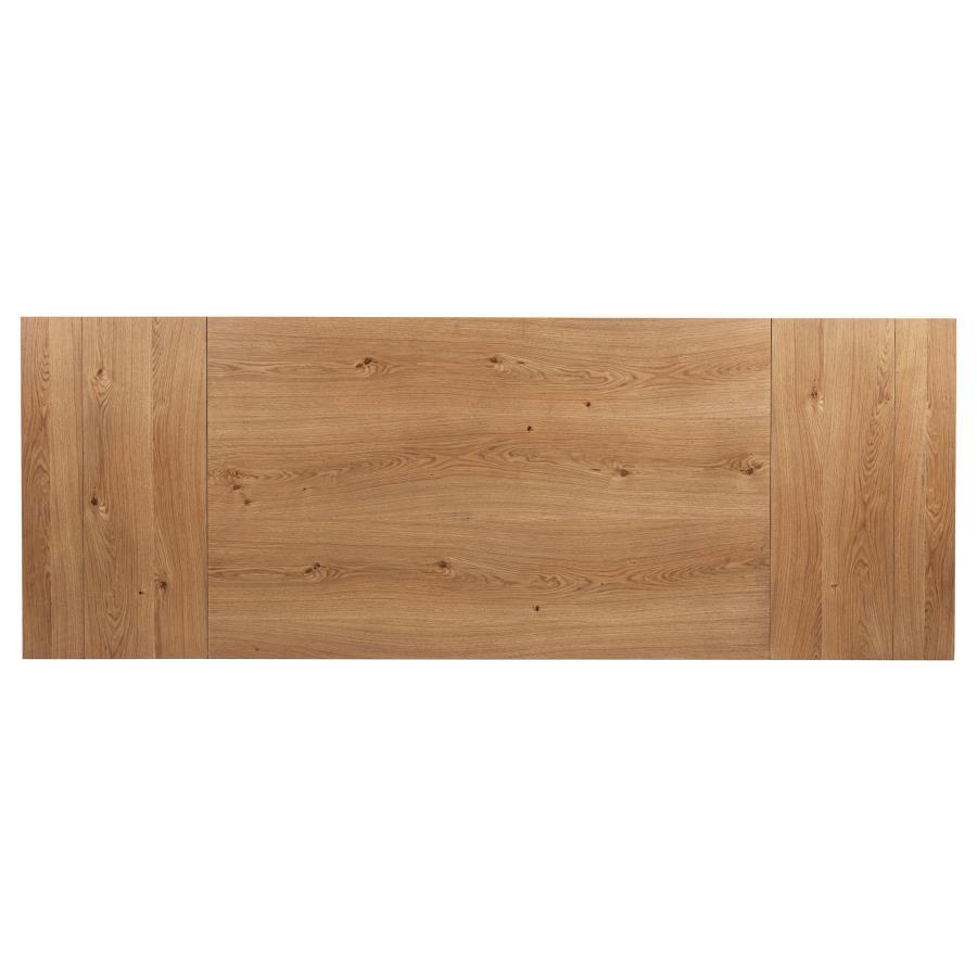 Middleton - 106" Extension Leaf Dining Table - Natural Brown by Coaster Fine Furniture | Bel Furniture