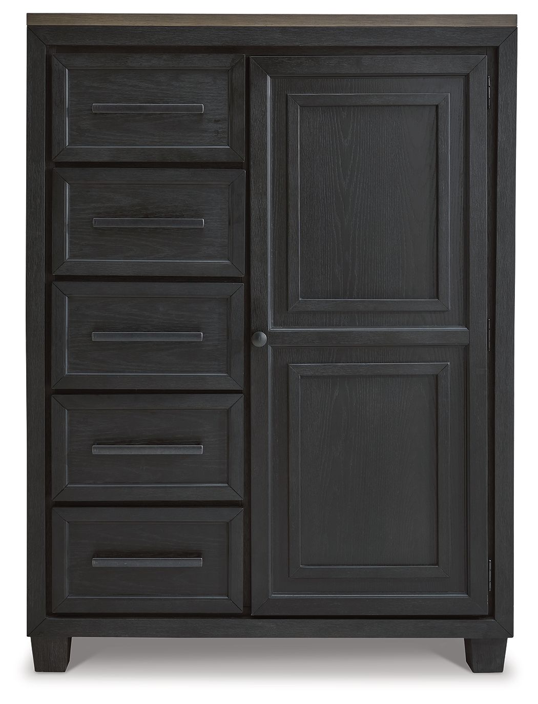 Foyland - Black / Brown - Door Chest by Signature Design by Ashley® | Bel Furniture