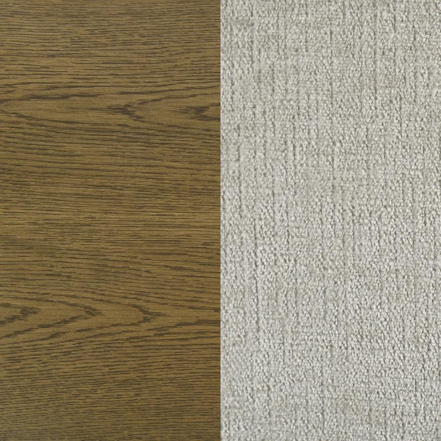 Castlewood - Upholstered Dining Chair (Set of 2) - Brown Oak by Coaster Fine Furniture | Bel Furniture