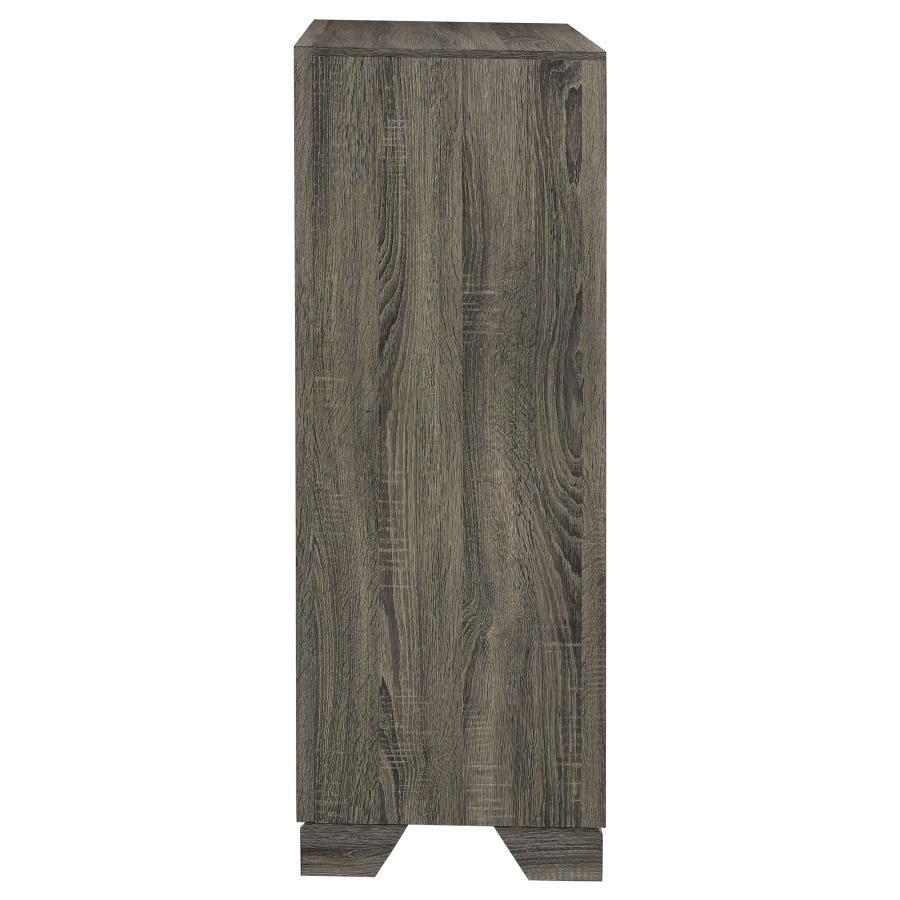 Wright - 4-Drawer Chest Of Drawers - Brown Oak by Coaster Fine Furniture | Bel Furniture