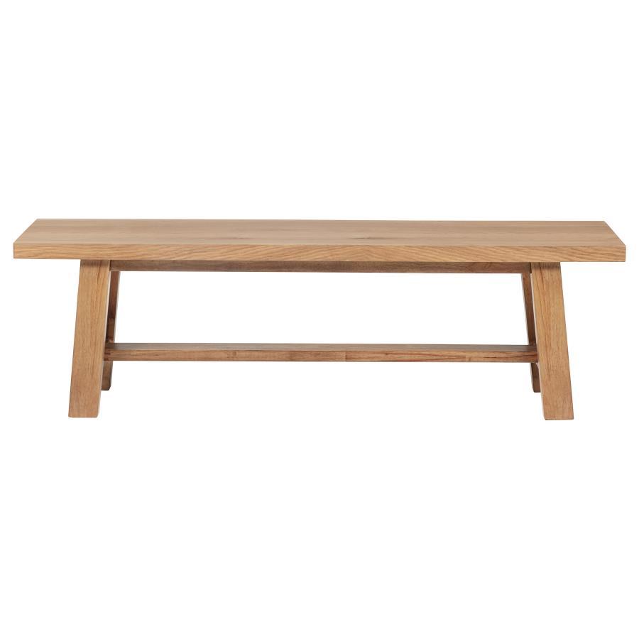 Middleton - Wood Backless Dining Bench Natural - Brown by Coaster Fine Furniture | Bel Furniture