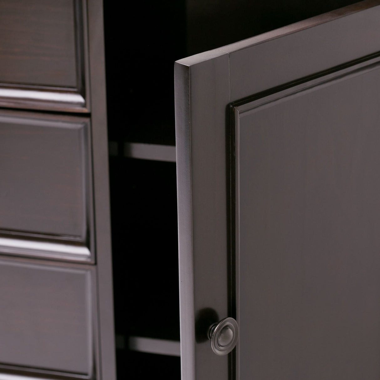 Amherst - Handcrafted Medium Storage Cabinet by Simpli-Home | Bel Furniture